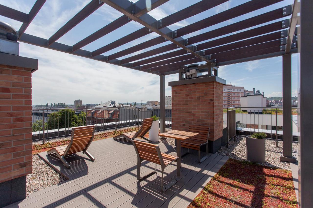Gdansk, Dlugie Ogrody 18 - Rooftop Terrace, Parking Eksteriør billede